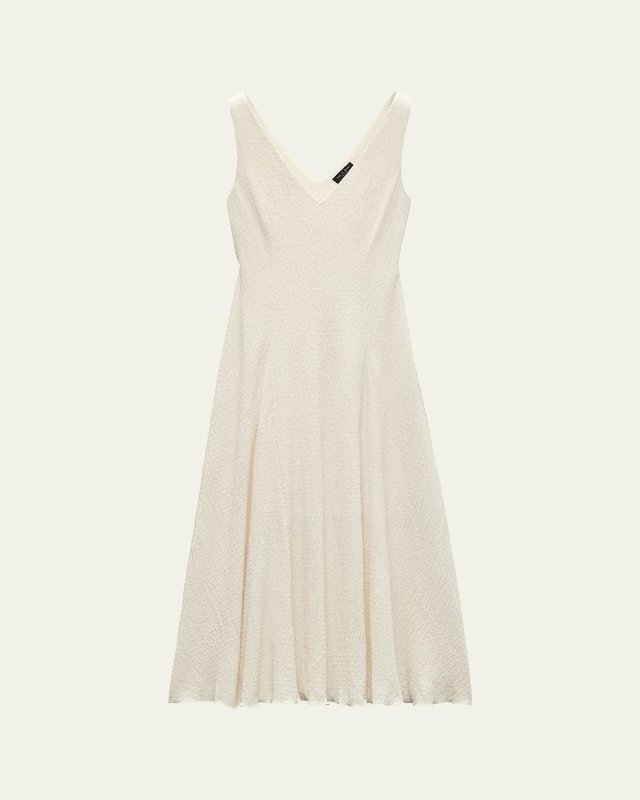 Lou V-Neck Midi Dress